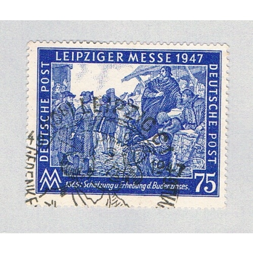 Germany 581 Used Leipzig autumn fair 2 1947 CV 2.50 (BP81709)