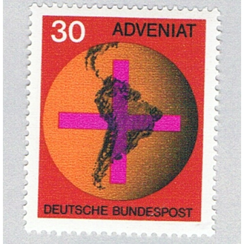 Germany 977 MNH Globe 1 1967 (BP82417)