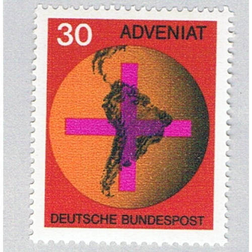Germany 977 MNH Globe 2 1967 (BP82418)