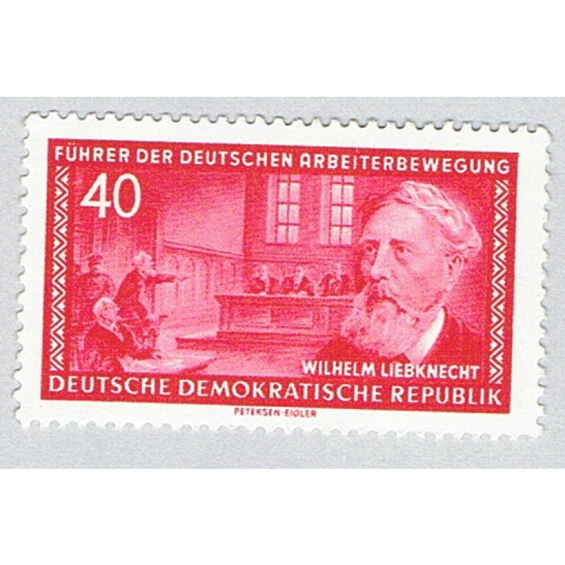 Germany DDR 249 MNH Liebknecht Wilhelm 1955 CV 2.10 (BP82619)