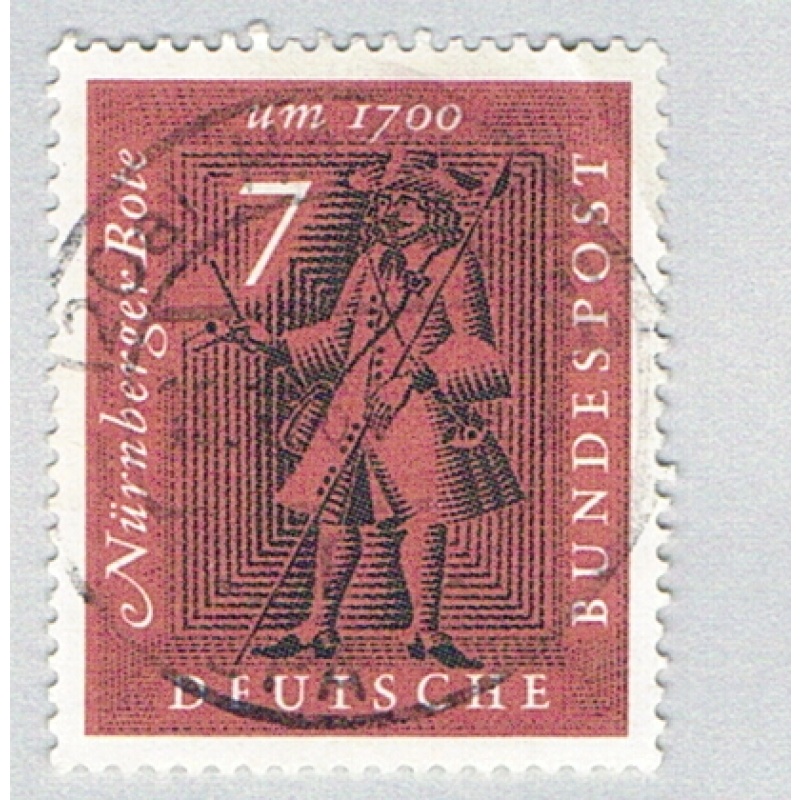 Germany 842 Used Nuremberg messenger 1961 (BP82724)
