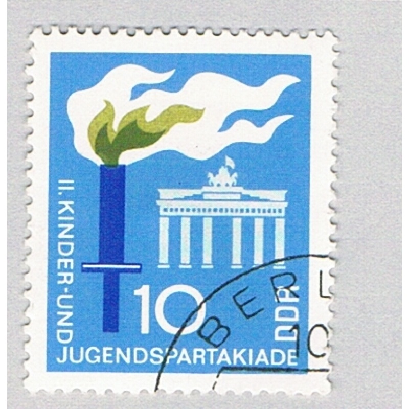Germany DDR 1015 Used Brandenburg Gate 1968 (BP82909)