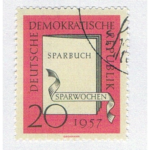 Germany DDR 368 Used Savings book 1957 (BP82929)