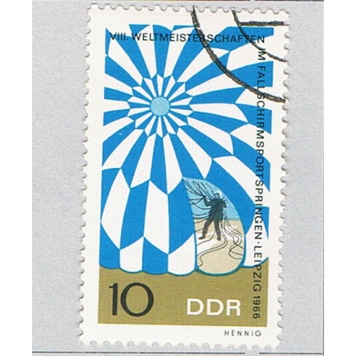 Germany DDR 845 Used Individual Jumping 1966 (BP83102)
