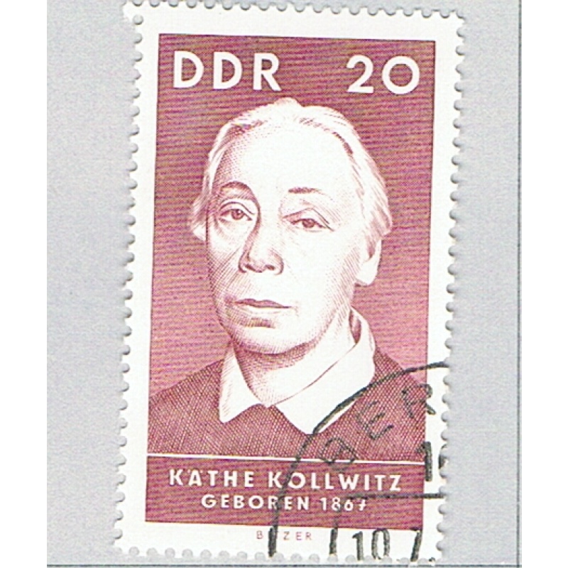 Germany DDR 938 Used Kathe Kollwitz 1967 (BP83109)