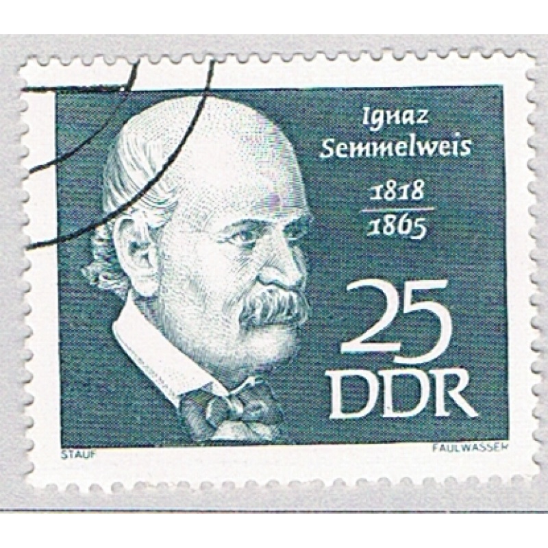 Germany DDR 1028 Used Semmelweis 1968 (BP83303)