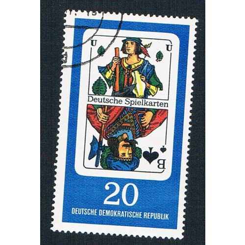 Germany DDR 943 Used Playing Cards 1967 (BP83503)