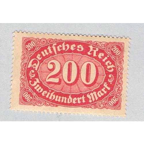Germany 200 MNH Numeral 200 1922 (BP83618)