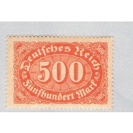 Germany 203 MNH Numeral 500 1922 (BP83619)