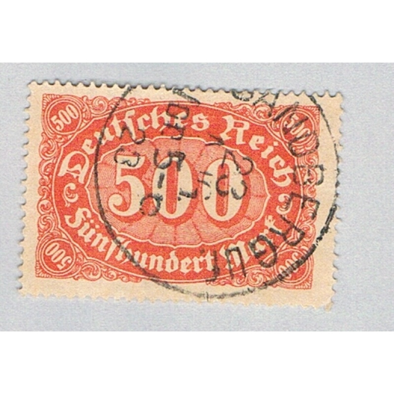 Germany 203 Used Numeral 500 1 1922 CV 1.50 (BP83623)
