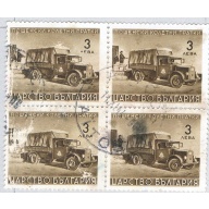 Bulgaria Q3 Used Blk 4 Post Car 1941 CV 1.00 (BP83806)