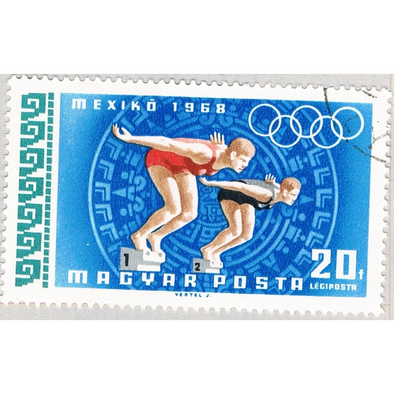Hungary C277 Used Swimming 1968 (BP83909)