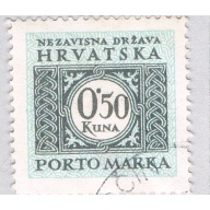 Croatia J11 Used Postage Due .5k 1 1943 (BP84125)