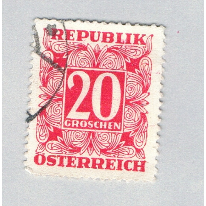 Austria J238 Used Numeral 20 1951 (BP84219)