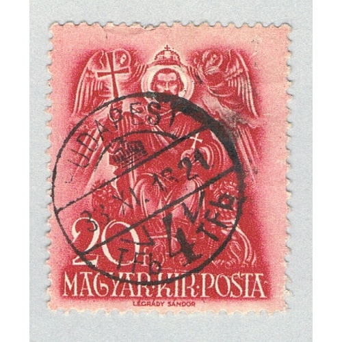 Hungary 518 Used St. Stephen enthroned 1938 (BP84303)