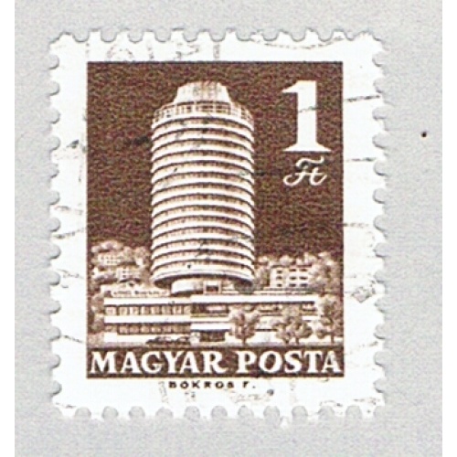 Hungary  Used Building brown 1f  (BP84505)