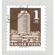 Hungary  Used Building brown 1f 1  (BP84506)