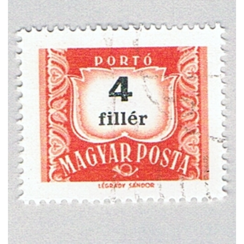 Hungary  Used Numeral 4 red  (BP84510)
