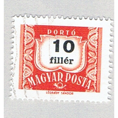 Hungary  Used Numeral 10 red  (BP84512)