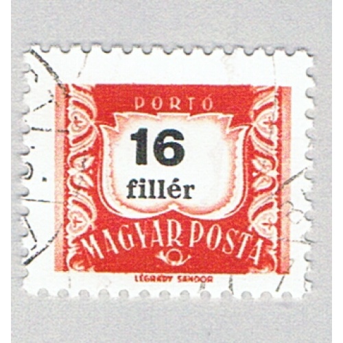 Hungary  Used Numeral 16 red  (BP84514)