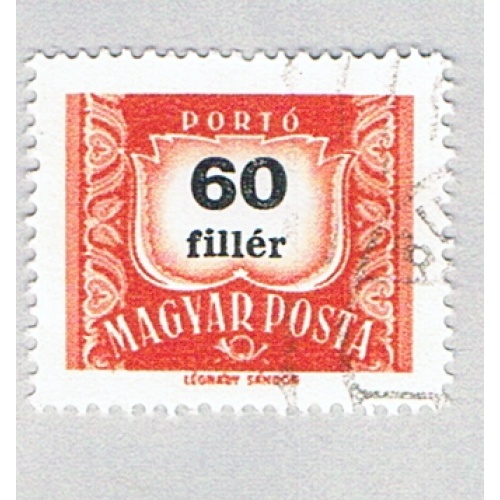 Hungary  Used Numeral 60 red  (BP84517)