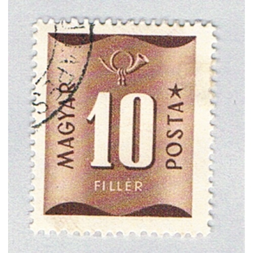 Hungary  Used Numeral 10 brown 1  (BP84522)