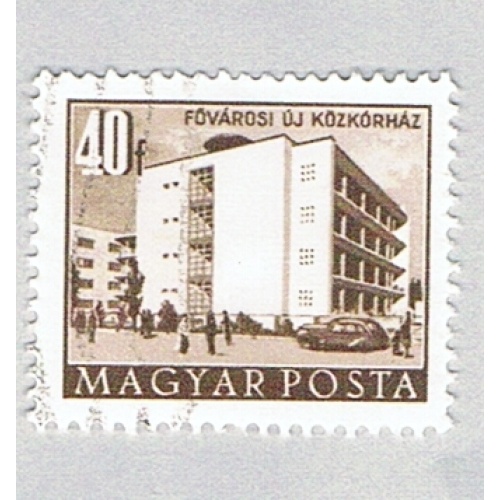 Hungary  Used Building brown  (BP84529)
