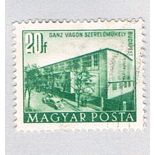 Hungary  Used Building green  (BP84536)