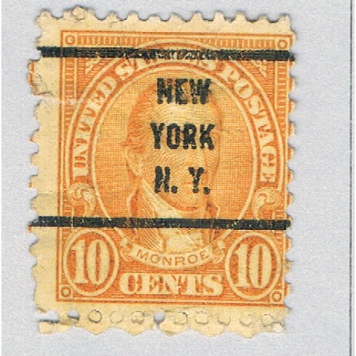 US  Used 10c Pre-cancel NY NY  (BP84628)