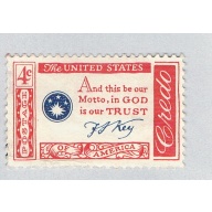 US 1142 MNG Francis Scott Key Quotation 1960 (BP84728)