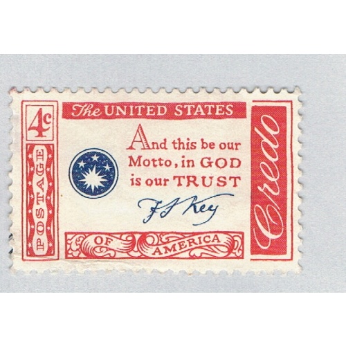US 1142 MNG Francis Scott Key Quotation 1960 (BP84728)