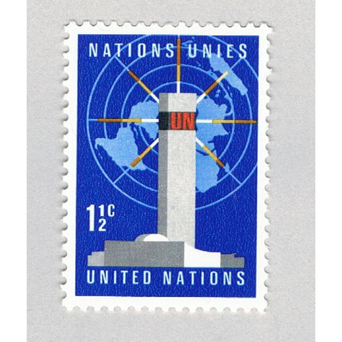 UN NY 166 MNH UN on Tower 1967 (BP84803)