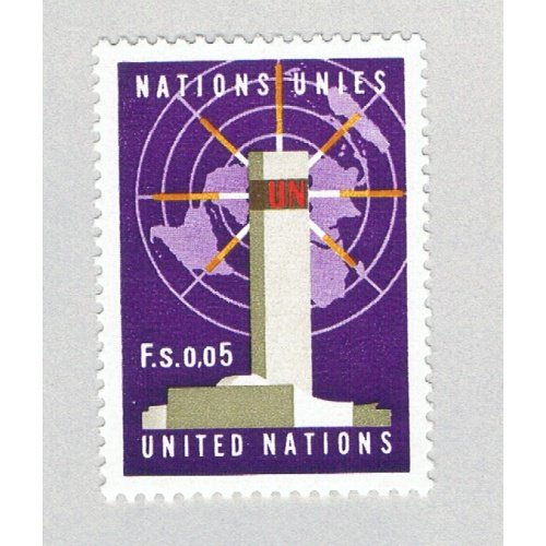 UN NY 167 MNH UN on Tower 1967 (BP84804)