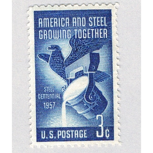 US 1090 MNH American Eagle and Pouring Ladle 1957 (BP84809)