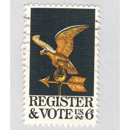 US 1344 Used Register and Vote 1968 (BP84816)