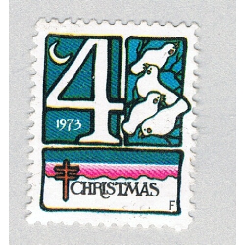 France  MLH Christmas label 1973 (BP85026)