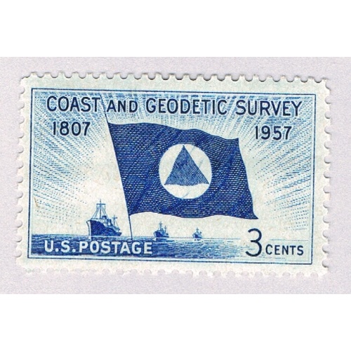US 1088 MNH Flag of Coast and Geodetic Survey 1957 (BP85109)