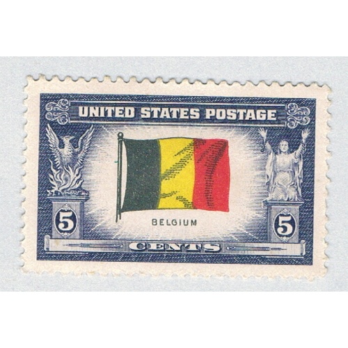 US 914 MNH Flag of Belgium 1943 (BP85115)