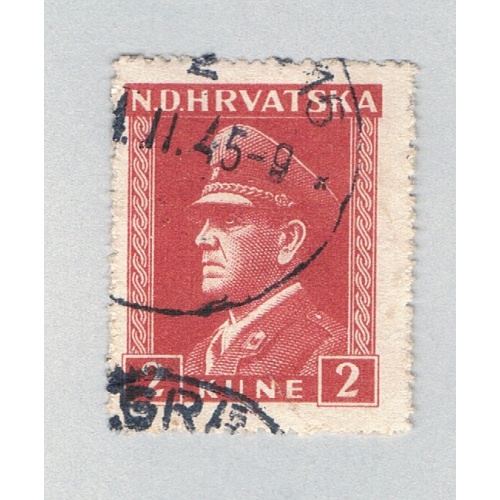 Croatia 66 Used Ante Pavelich 1 1943 (BP85211)