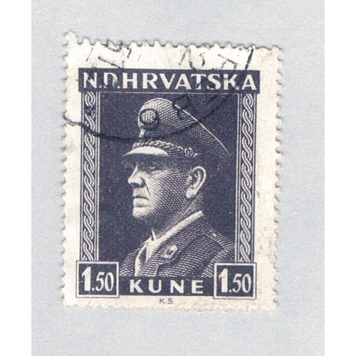 Croatia 65 Used Ante Pavelich 1 1943 (BP85215)