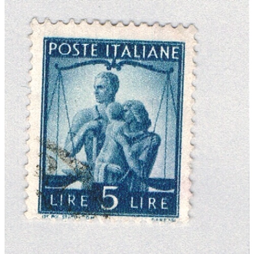 Italy 472 Used Work Justice and Family 1945 (BP85510)