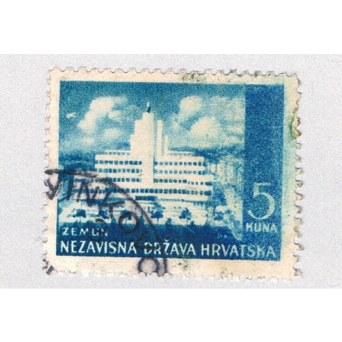 Croatia 39 Used Modern building at Zemun 1 1942 (BP85602)