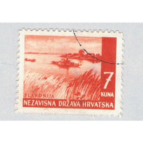 Croatia 41 Used Save River 1 1941 (BP85615)