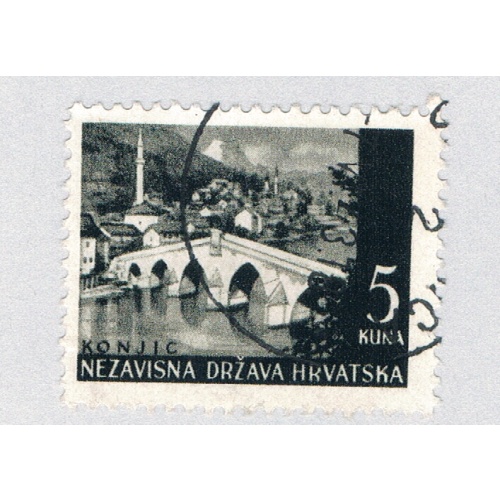 Croatia 38 Used Bridge 2 1941 CV 1.15 (BP85717)