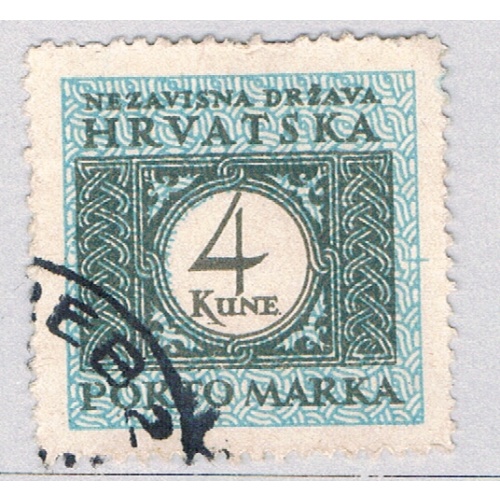Croatia J14 Used Postage Due 4k 1943 (BP85807)