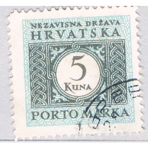 Croatia J15 Used Postage Due 5k 1 1943 (BP85814)