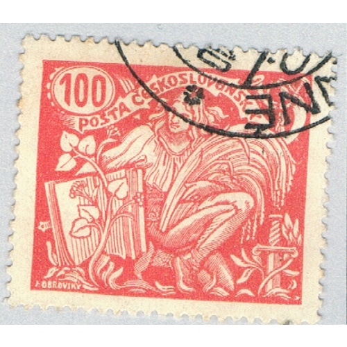 Czechoslovakia 92 Used Agriculture and Science 2 1923 (BP85827)