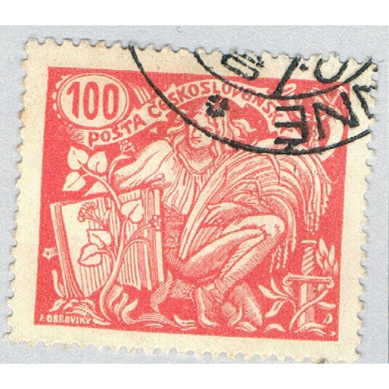 Czechoslovakia 92 Used Agriculture and Science 2 1923 (BP85827)