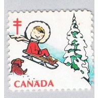 Canada  MLH Cinderella Boy backing off on a sled 1972 (BP85929)