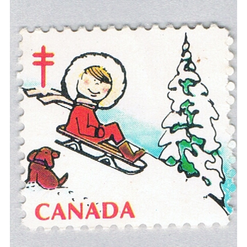 Canada  MLH Cinderella Boy backing off on a sled 1972 (BP85929)